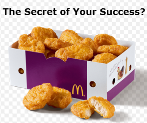 mcnuggets labled